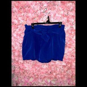 Bowknot Summer Shorts with Pockets